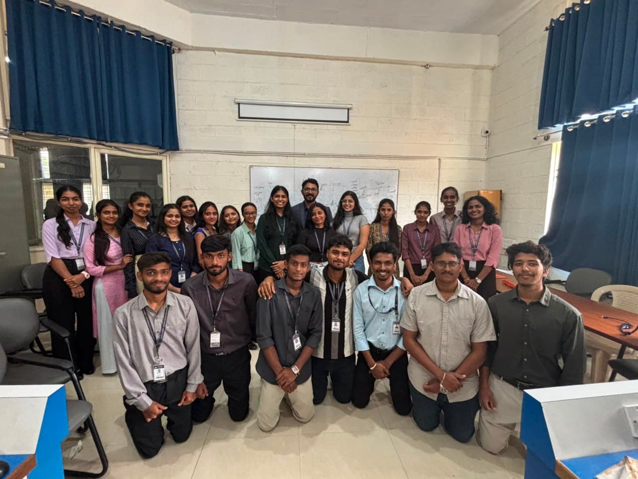 Post training photo session, Cambridge College, Bangalore