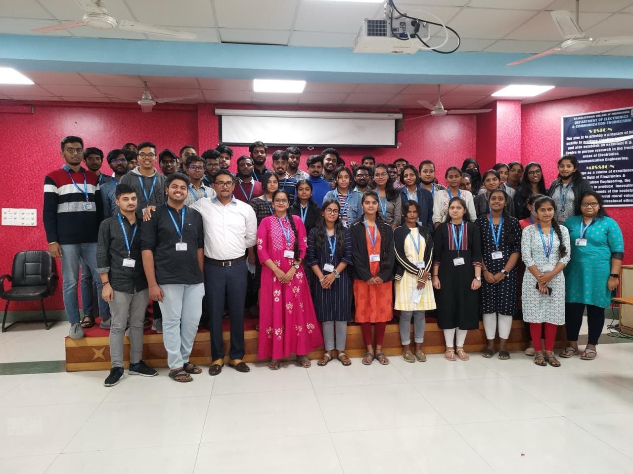 Post training photo session, PSSSHE College, Davangere